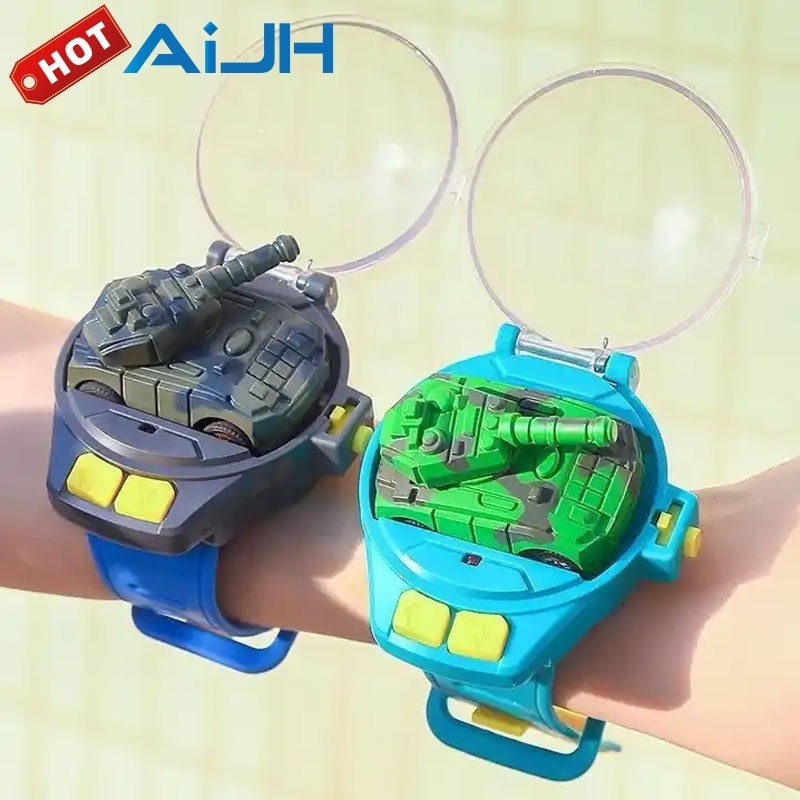 AiJH RC Smart Car 2.4 GHz Watch Command  Mini Alloy Car Infrared Smart Cartoon Gravity Sensor Induction Remote Control car