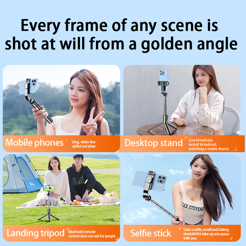 High quality portable portable selfie stick ultra long telescopic arm wide Angle remote photo tripod