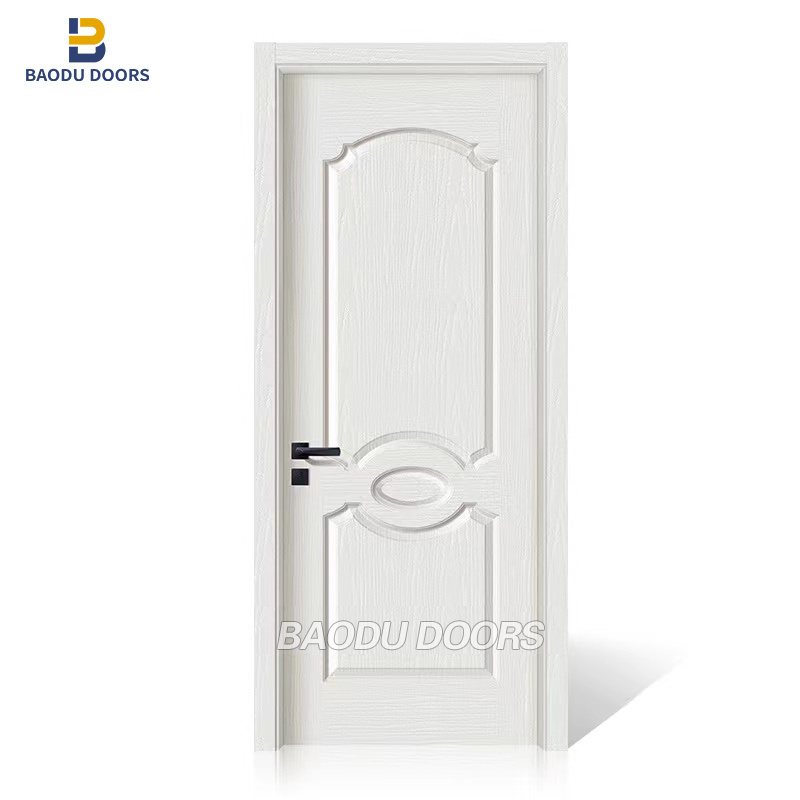 hdf moulded doors with groove as indoor room doors and entry home doors