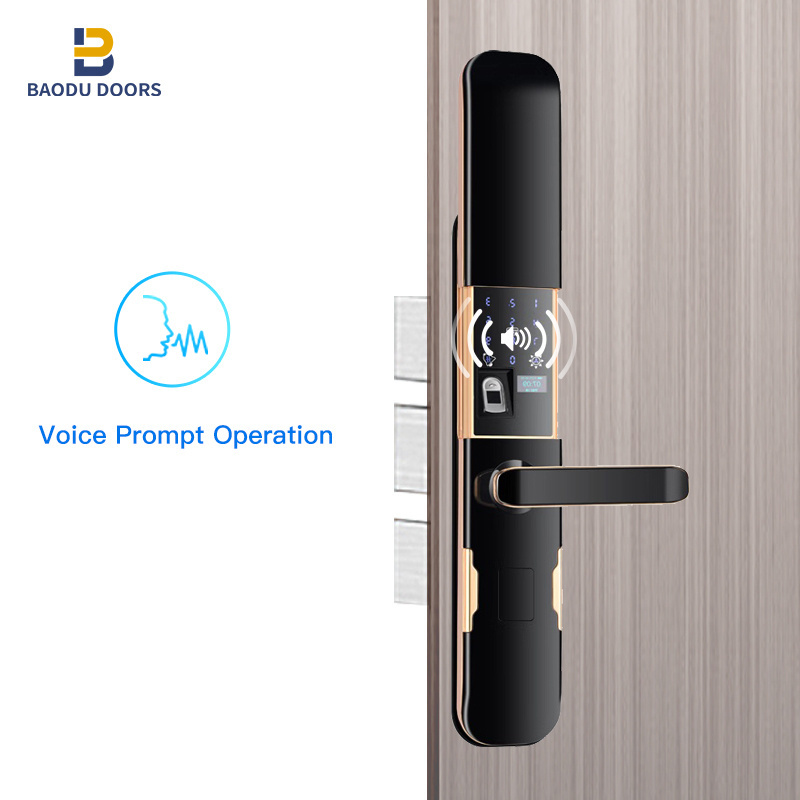 New arrival smart door lock fingerprint digital wifil ock smart bedroom door lock