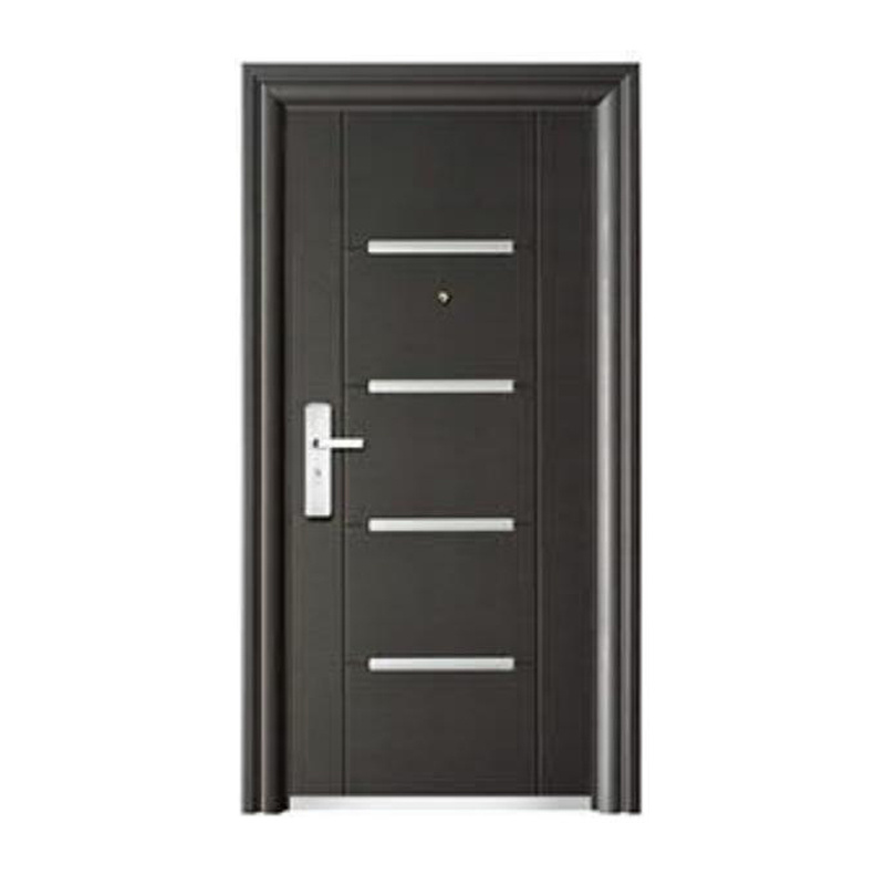 Security steel doors for houses exterior anti-theft soundproof metal skin panel door front entry main entrance puerta