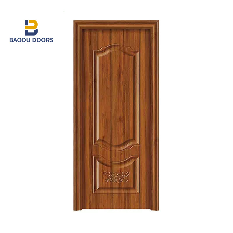 BOWDEU DOORS melamine wooden doors for houses interior skin panel oak veneer door skin customizable factory in China