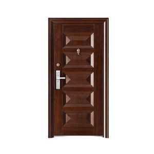 Security steel door for houses exterior front entry main entrance for gate anti-theft new design price metal panel for house