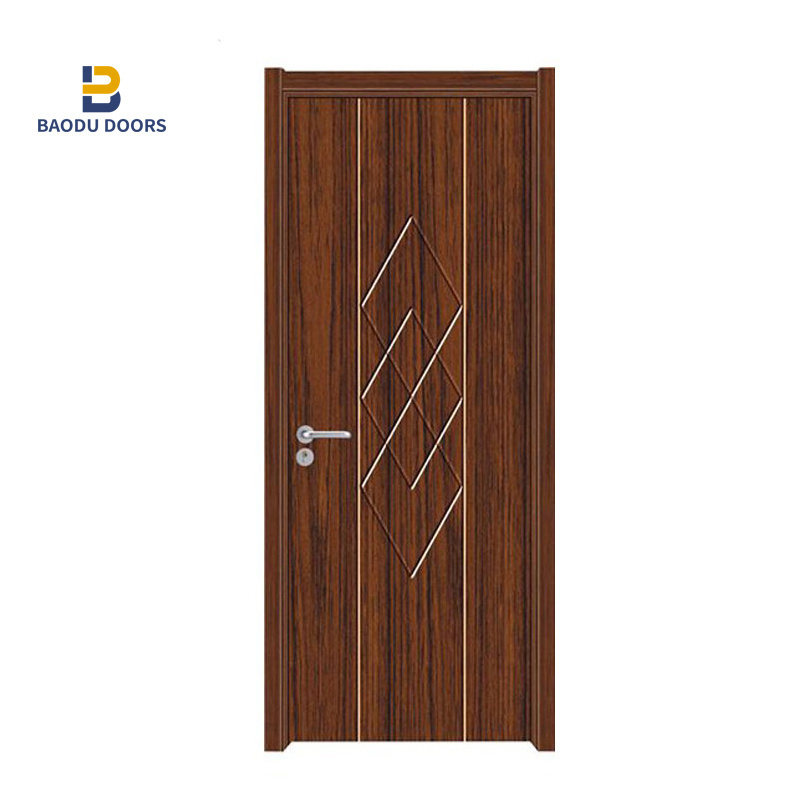 fancy wood door design pvc skin membrane doors interior wooden