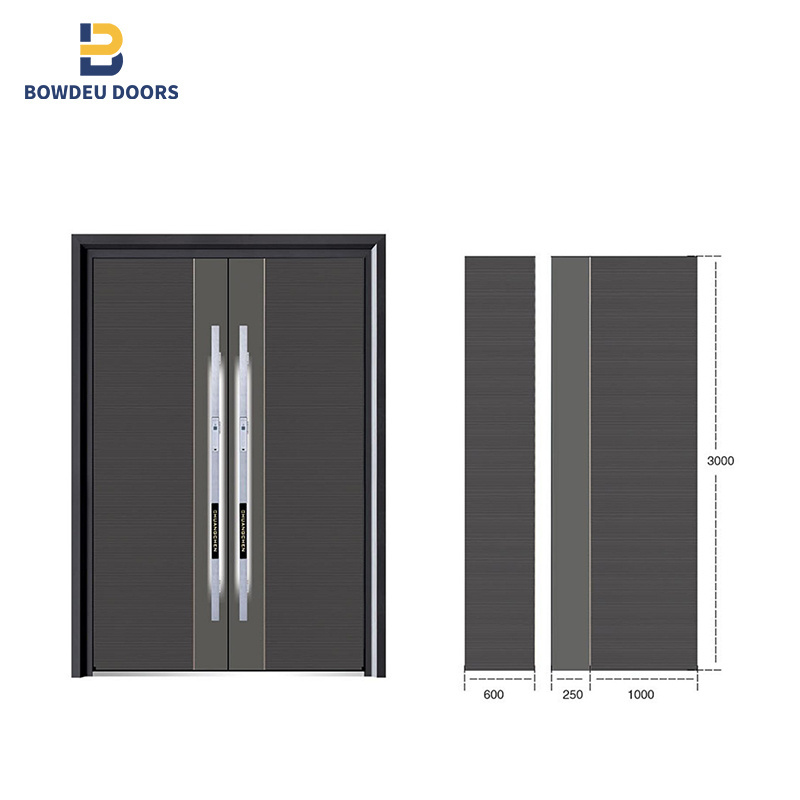 Zinc aluminum alloy door skin panel for exterior decoration front entry door sheet steel panel price