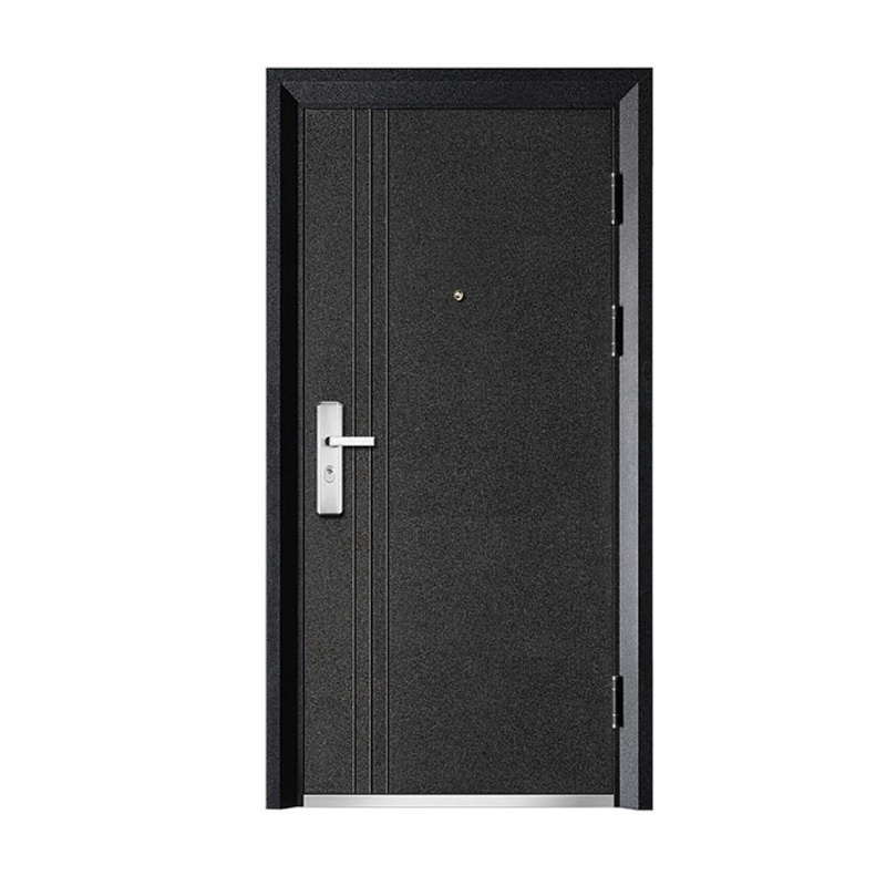 BOWDEU DOORS Steel Main House Puerta De Seguridad Steel Door Exterior,Entrance Imitate Bronze Front Security Modern Steel Doors