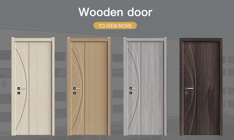 Solid wooden doors for houses interior bedroom entry door american style doors and windows modern design Chinese factory