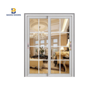 half glass design sliding aluminum frame door aluminum doors interior single swing door for bathroom kitchen