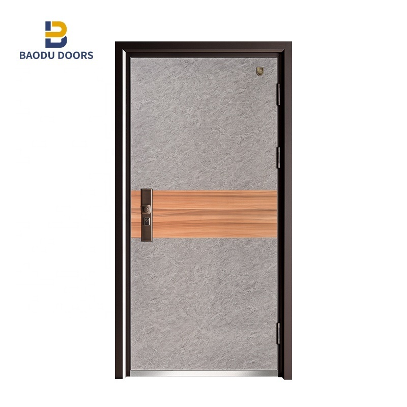 luxury cast aluminum entry door  Bullet proof entrance steel door for villa