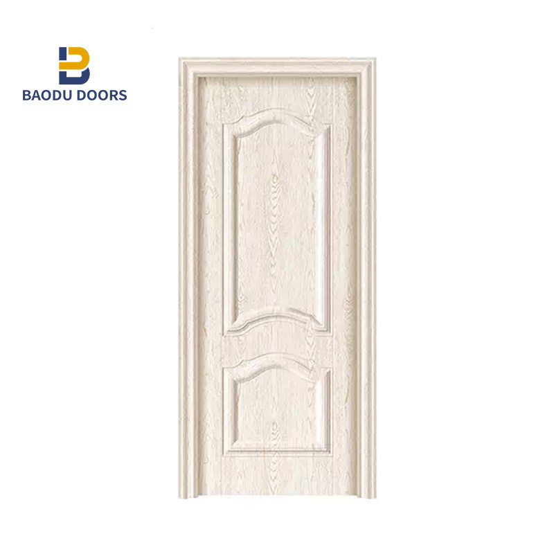 BOWDEU DOORS melamine wooden doors for houses interior skin panel oak veneer door skin customizable factory in China