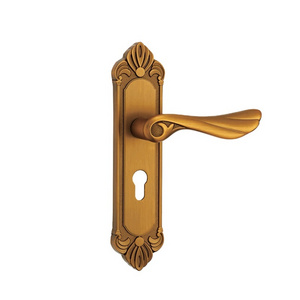 BOWDEU DOORS aluminum bronze handles for houses nice quality for glass doors long door lock set handle with price