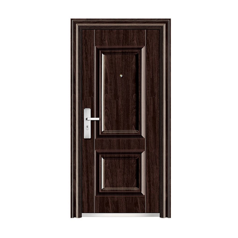 BOWDEU DOORS Steel Main House Puerta De Seguridad Steel Door Exterior,Entrance Imitate Bronze Front Security Modern Steel Doors