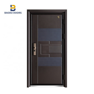 luxury cast aluminum entry door  Bullet proof entrance steel door for villa