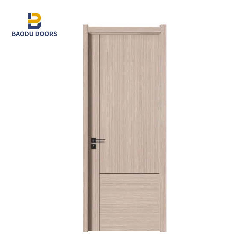 BOWDEU DOORS Wooden Door Panel PVC WPC Interior For Houses Design Picture Frames Soundproof Waterproof Factory Apartment