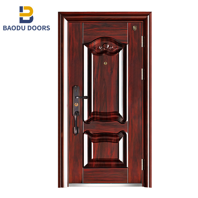 BD Factory Jamaica sound proof panel model design steel security door outdoor high-end steel door