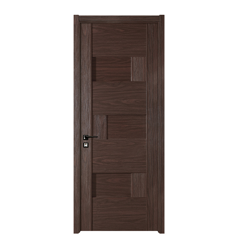 Solid Wooden Door PVC WPC Latest Designs Pictures Panel Interior Room MDF Main Doors for Houses For Bedroom Bathroom