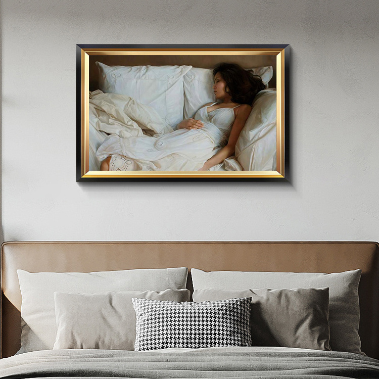 Nude Paintings Girl Naked Canvas Painting Home Wall Art Couple Pop Art Relaxing Style for bedroom