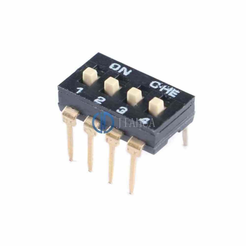 Chip direct insertion dial 2p 4p 6p 8p toggle programming switch black pin pitch 2.54MM