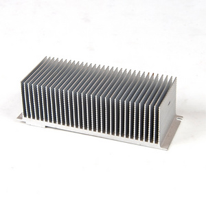 6061anodized sliver aluminum profile led heat sink bar 200mm heat sink