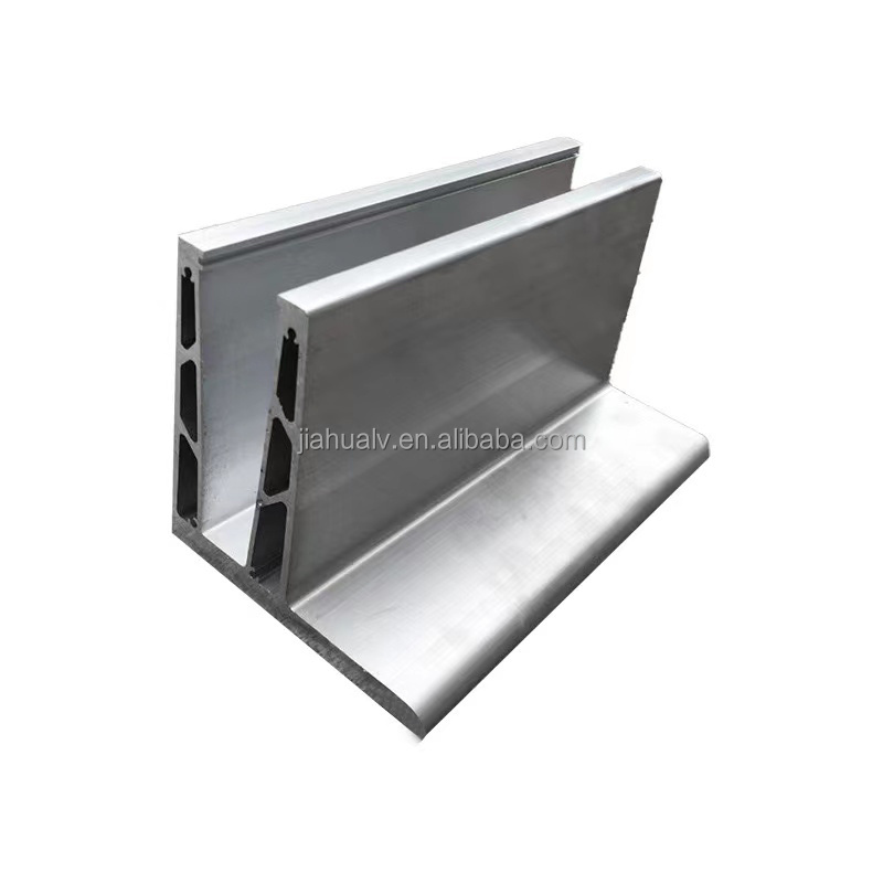 U Channel Glass Railing Perfiles De Aluminio, Glass Fence LED Aluminum U Channel Profile