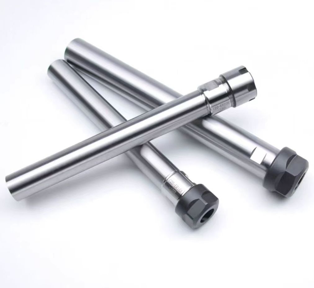 C20 ER16/ ER20 ER25 Extension Rod ER Nut Lengthen Rod Tool holder 20mm Straight Shank Tool holder Arbor CNC Tools 100L