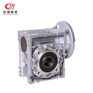 Factory direct 5-100 ratio worm reducers NMRV40 1400rpm speed reduction gear box with mounted shaft