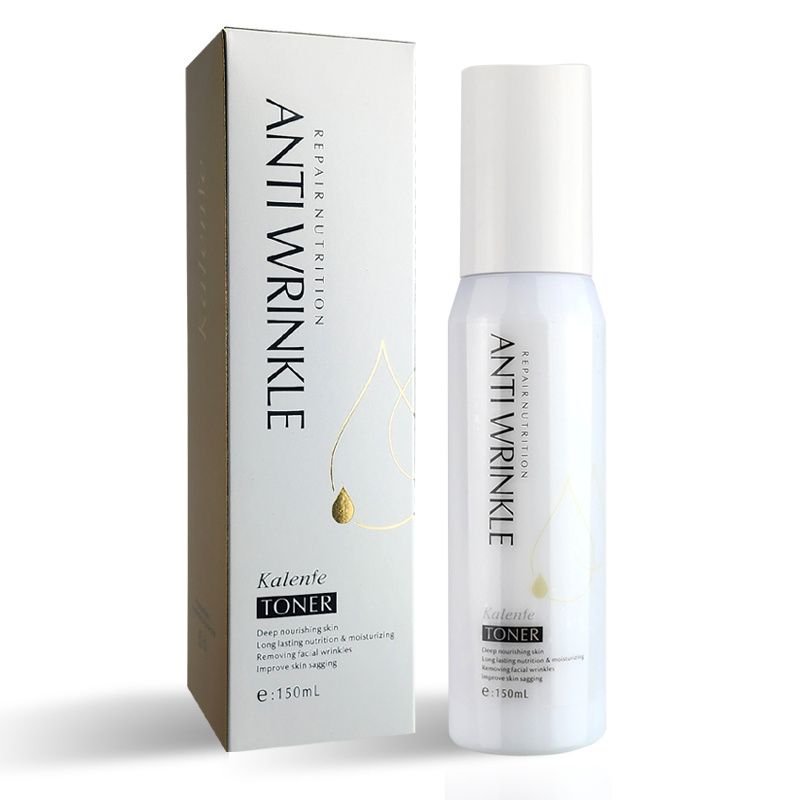 New 150ml Anti-Wrinkle Face Toner Deep Moisturizing Brightening Essence with Soothing Eye Tail Line for Skin Care