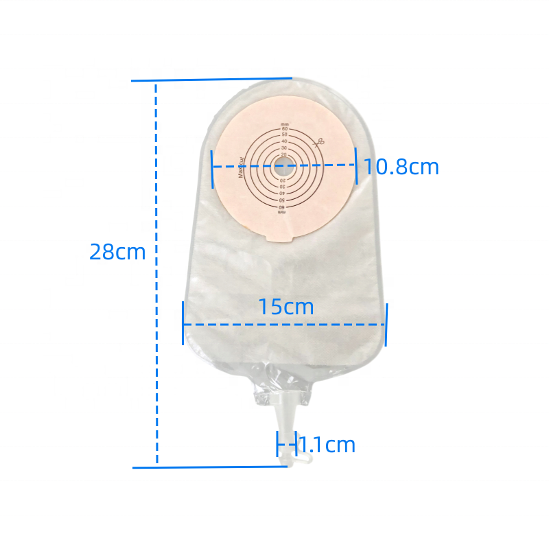 one piece urine drainage transparent stoma ostomy bag ostomy pouch urostomy bag ostomy bag