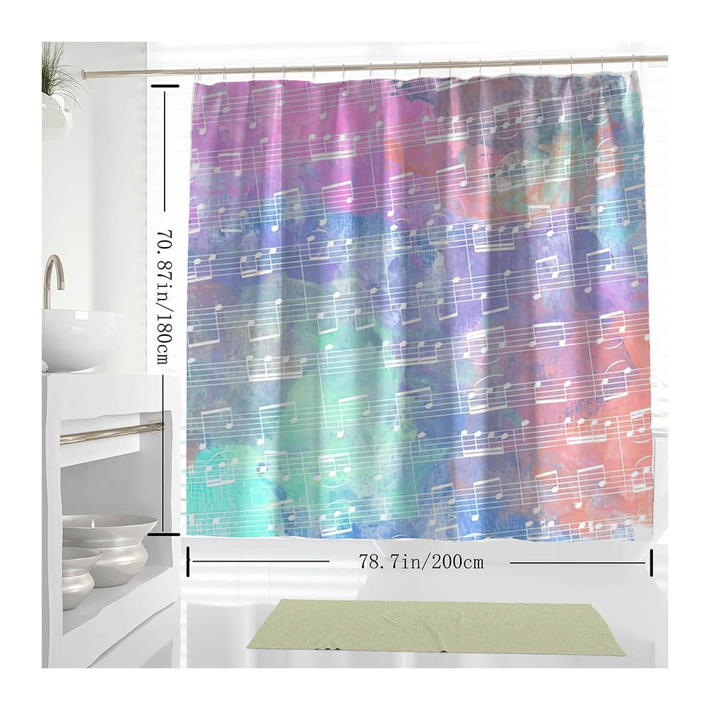 JIAHUI home Wholesale Cheaper Boho Eucalyptus Plants Unique Floral 3D Printing Shower Curtains Bathroom Decor Curtains Farmhouse