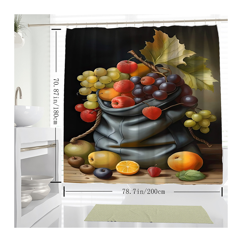 Unique Shower Curtains Factory Wholesale Waterproof 3D Custom Shower Curtain Print Polyester Bathroom Shower Curtain