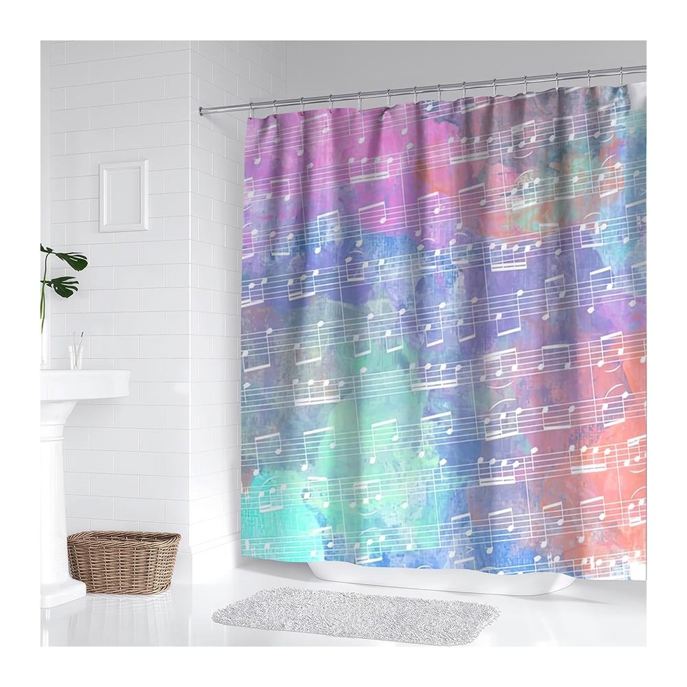 JIAHUI home Wholesale Cheaper Boho Eucalyptus Plants Unique Floral 3D Printing Shower Curtains Bathroom Decor Curtains Farmhouse