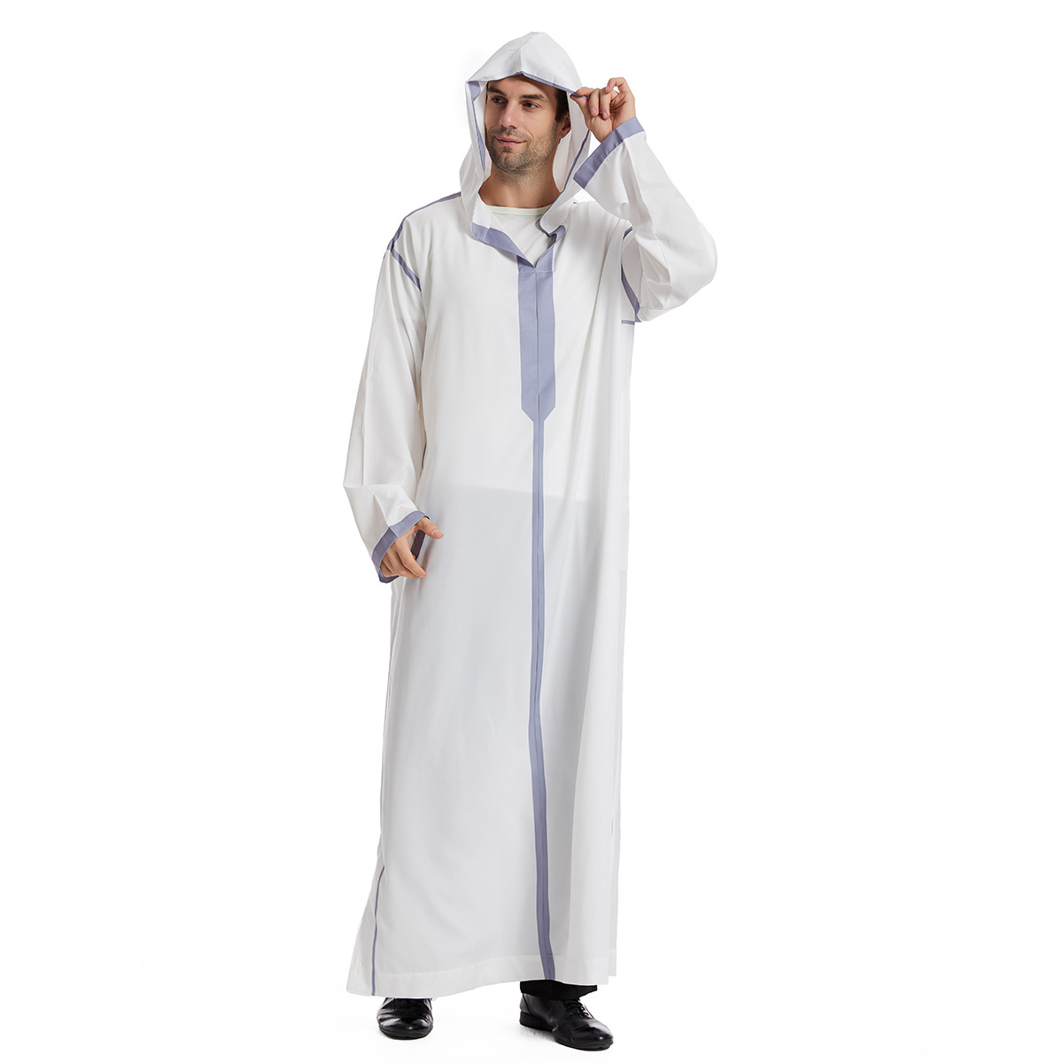 men djellaba perfect for ramadan moroccan kaftan with hood mens hooded jubba thobe boys muslim arab robe