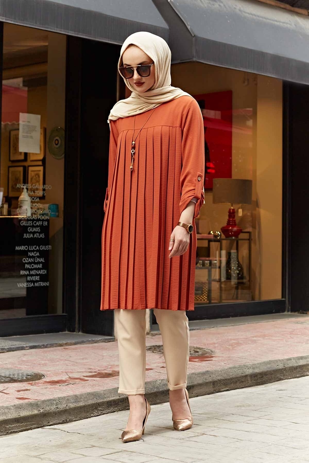 2022 New Modern Trendy Dress Muslimah Turkish Tunic Causal Daily Clothes islamic Clothing Women Tops Shirt