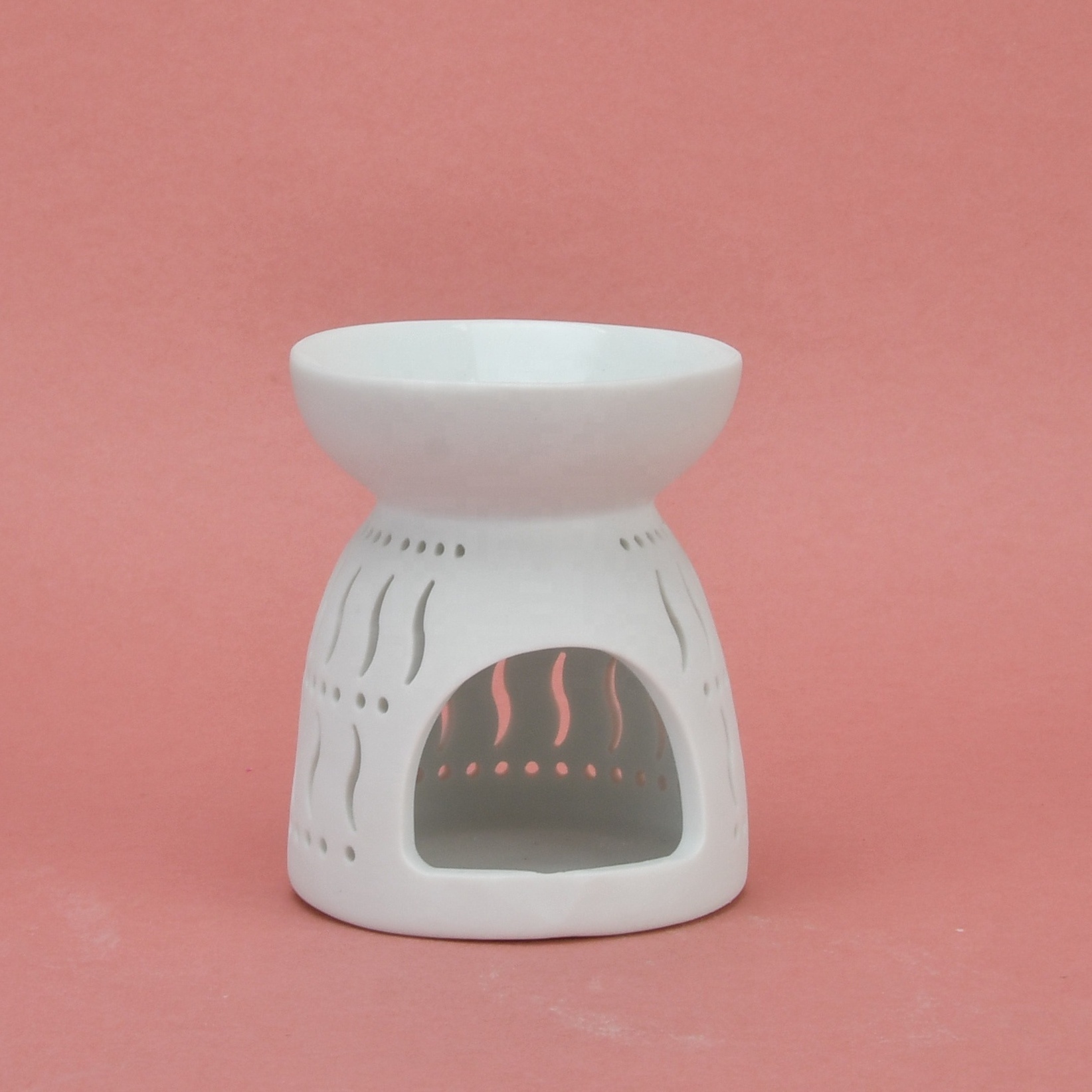 Porcelain Decoration Ceramic Tealight Holder Oil Burner Wax Candle Burner Warmer Diffuser Aroma Essential Oil Ceramic Burner