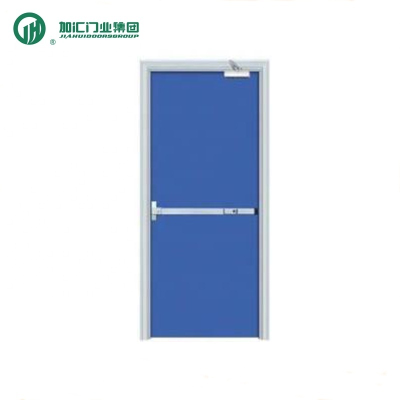 JIAHUI DOORS:steel fire door with panic bar/BS certified/EN certified high quality cheap price