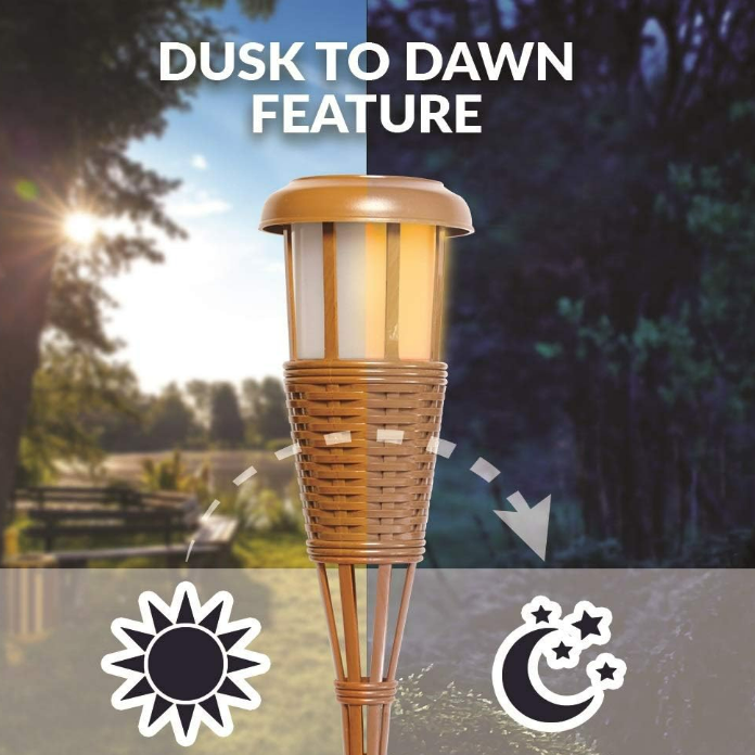 High Quality Wholesale 1.2m Bamboo Tiki Torches New Outdoor Lighting for Garden Supplies at Prices