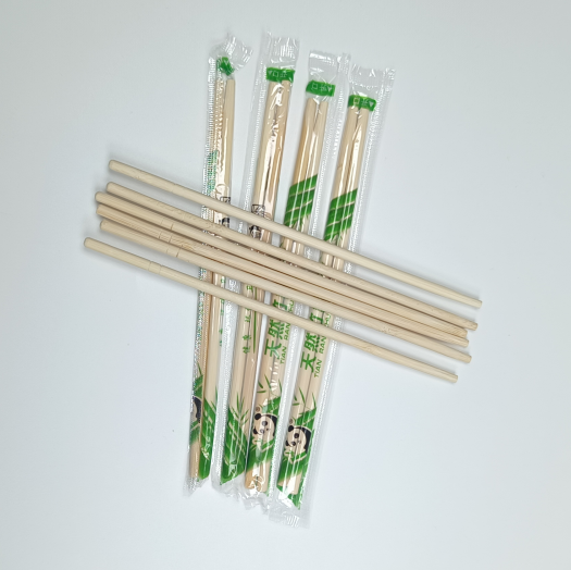 23cm round straight Bamboo Chopsticks Sustainable and Durable Disposable Flatware Safe Practical Choice