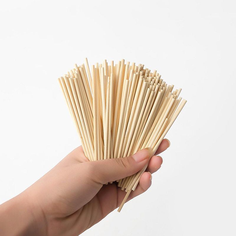 Customized 1.6/2.0/2.55mm Bamboo BBQ Cleaning Sticks Small Cotton Swab Tools Premium Makeup Cleaning Swab