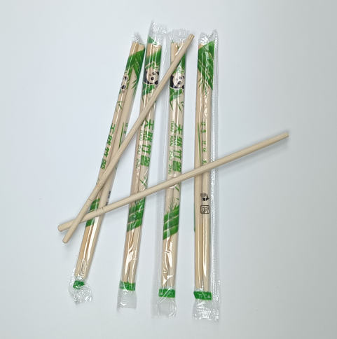 23cm round straight Bamboo Chopsticks Sustainable and Durable Disposable Flatware Safe Practical Choice