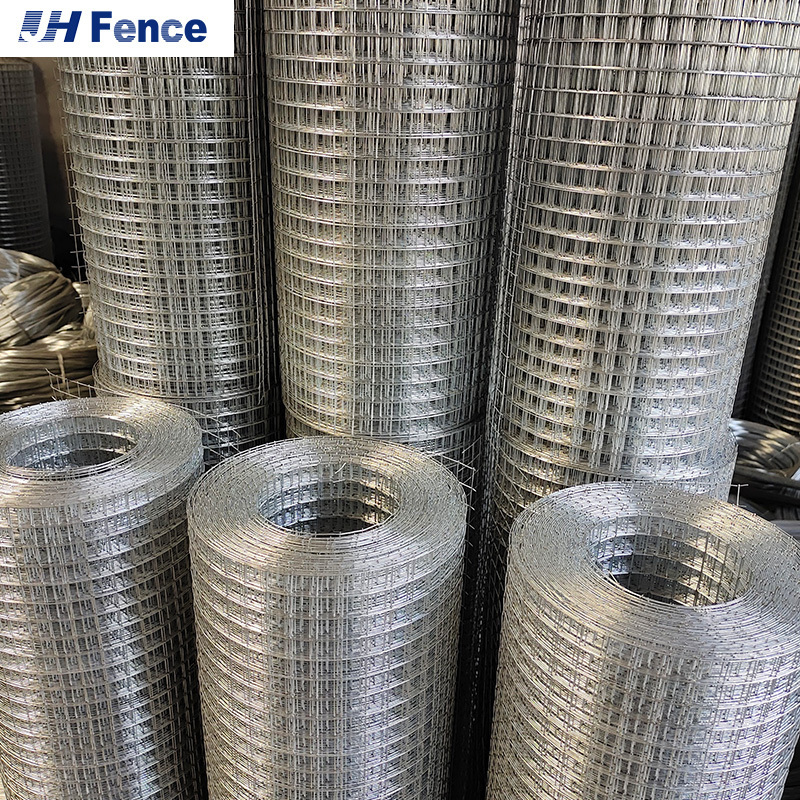 Galvanized Welded Fencing Net Iron Wire Mesh/ Welded Iron Wire Grid chicken wire mesh roll sand sieving mesh