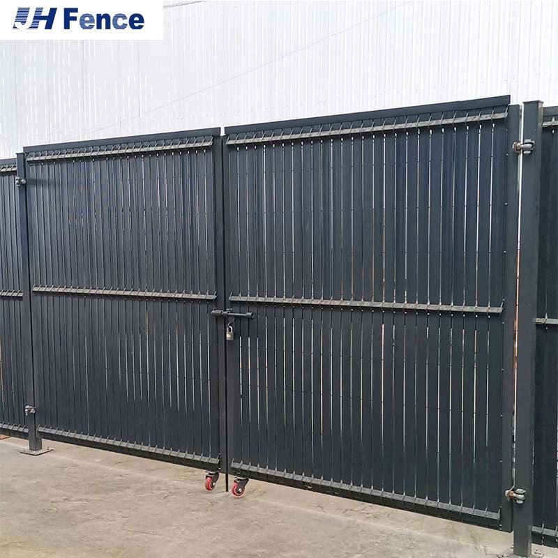 Customized Steel Privacy Outdoor House Garden Fence Front Entrance Swing Pedestrian/Driveway Single / Double / Sliding Gate