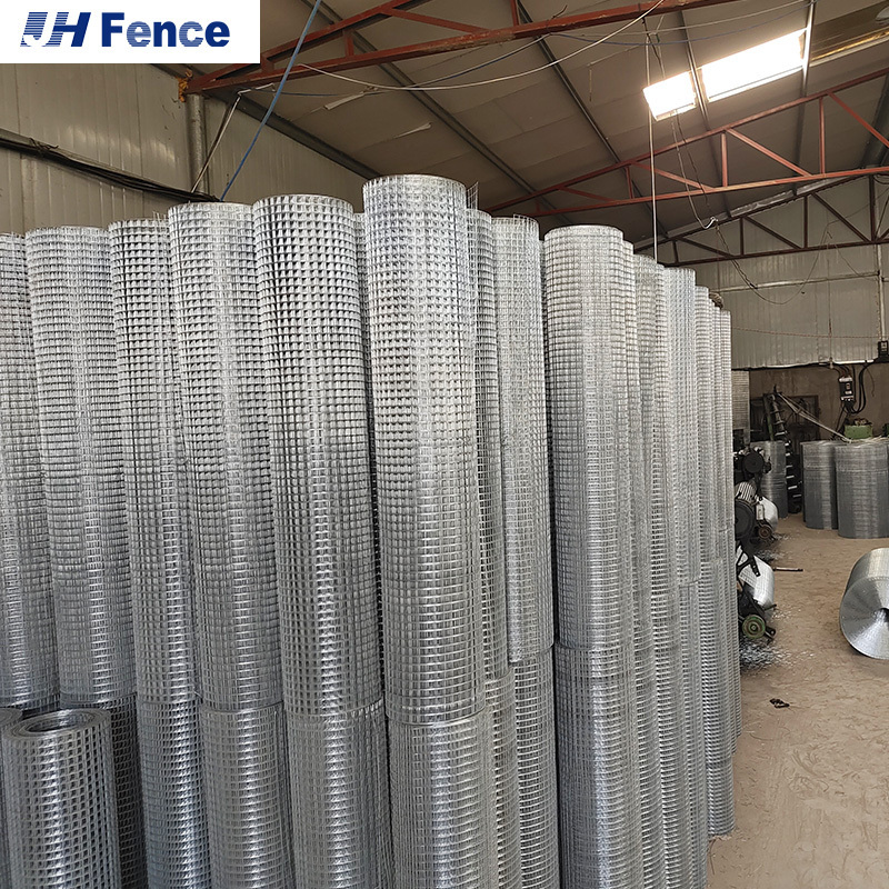 Galvanized Welded Fencing Net Iron Wire Mesh/ Welded Iron Wire Grid chicken wire mesh roll sand sieving mesh