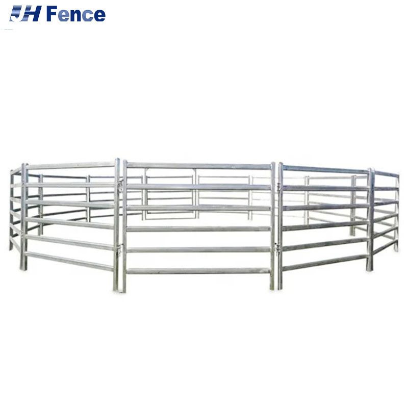 Hot Selling USA 12 ft Heavy duty Livestock Cattle Corral Fence and Horse Round Pen Panels Easily Assembled