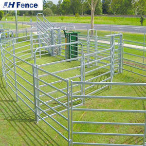 Popular Sale Heavy Duty Galvanized Steel Cattle Yard Corral Horse Fence Panel