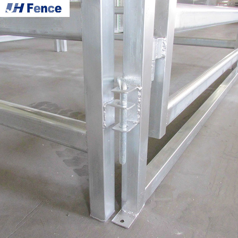 Customized galvanized farm fence Portable mobile horse pen panel animal livestock barrier fence heavy duty cattle yard panels