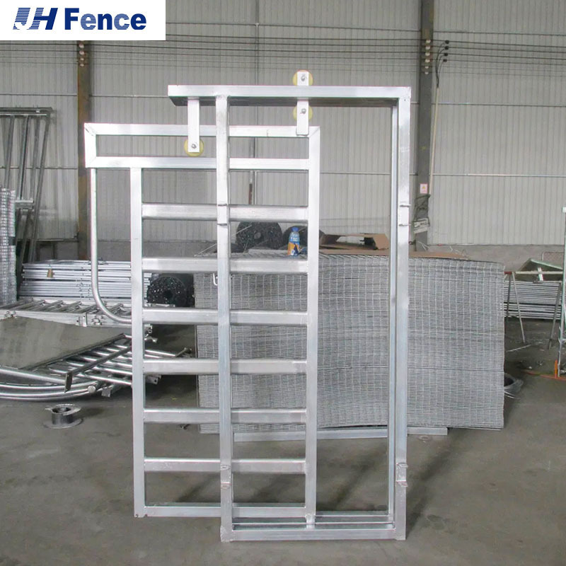 Hot Selling USA 12 FT Heavy Duty Livestock Cattle Corral Fence Horse Round Pen Panels goat fence panels