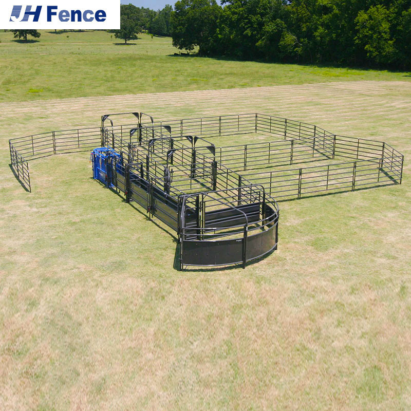 China Manufacturer Heavy Duty Farm Steel Cattle Yard Gate Corral Horse Fence Panels