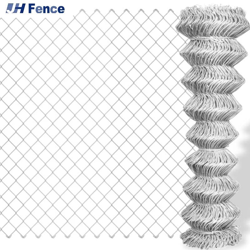 5 FT Galvanized Chain Link Fence Wire Mesh cyclone wire fence philippines commercial chain link fence