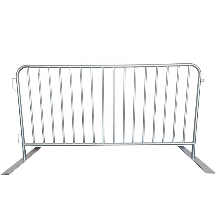 durable wholesale manufacturer high quality crowd control fence customized metal  barrier portable barricades temporary fence