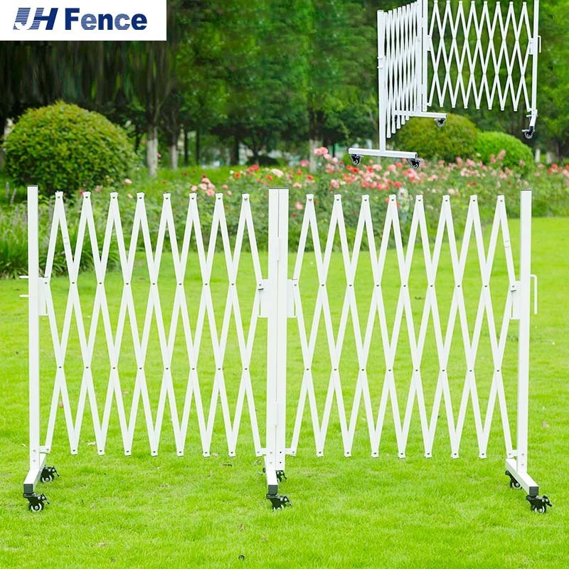 telescopic mobile retractable dog pet fence panel wire fence removable garden freestanding outdoor portable expandable fence